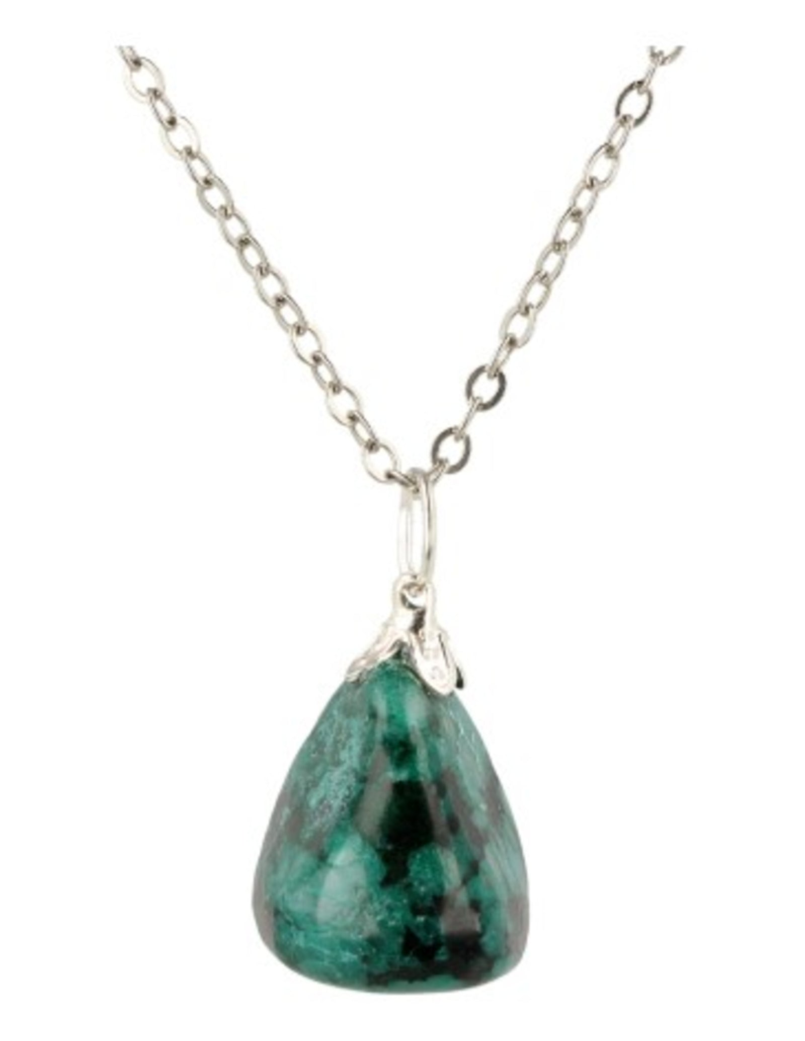 Chrysokolla edelsteen hanger
