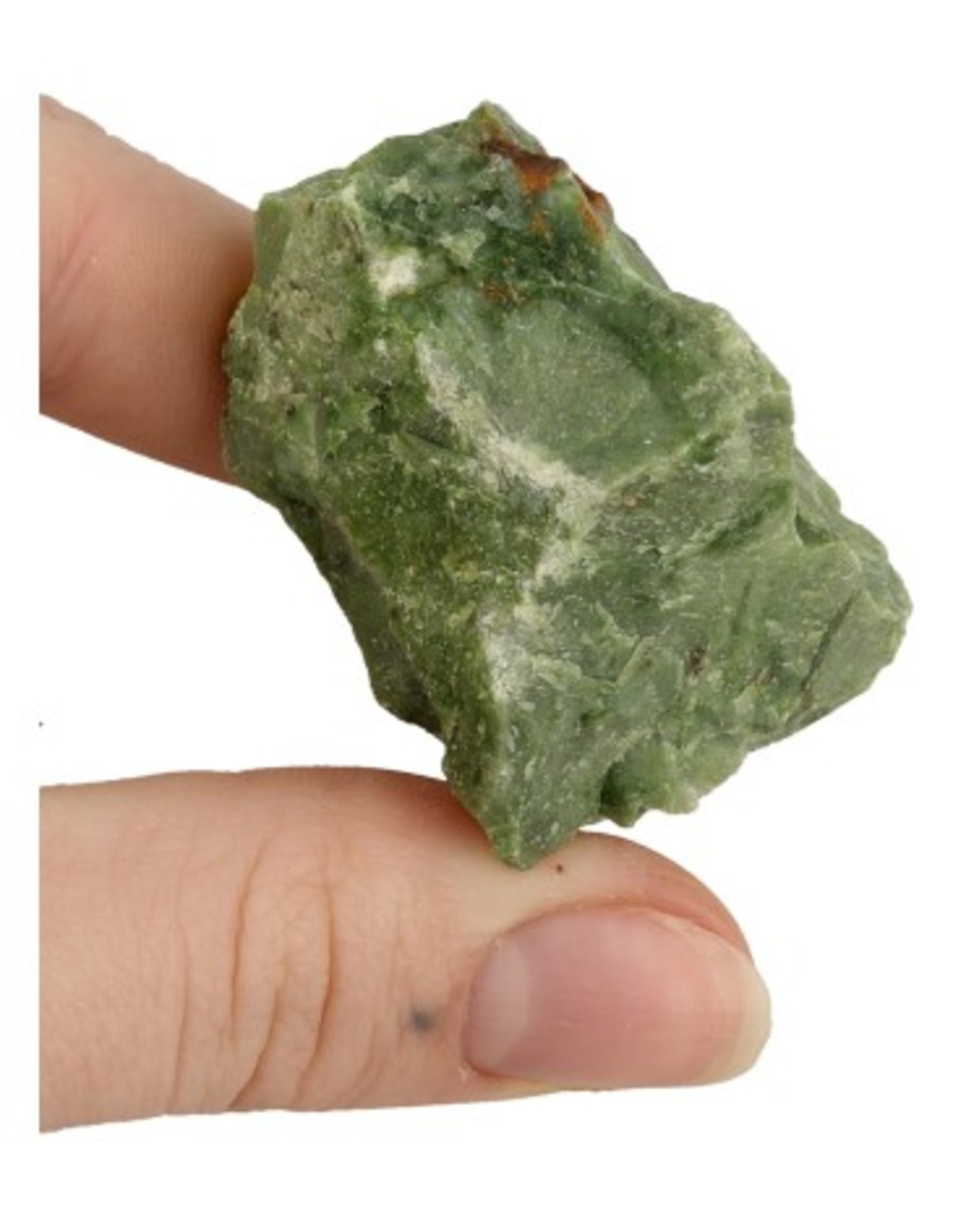 Chrysopraas, ruwe brokjes, p/kg