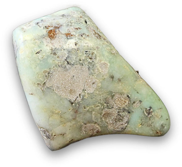 Chrysopraas edelsteen sculptuur nr.36