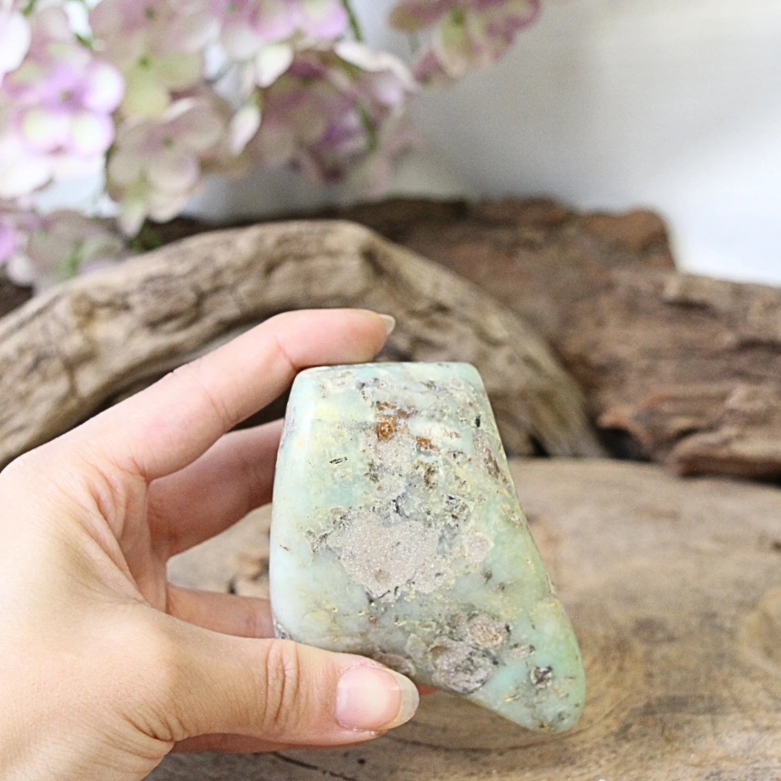 Chrysopraas sculptuur nr.36