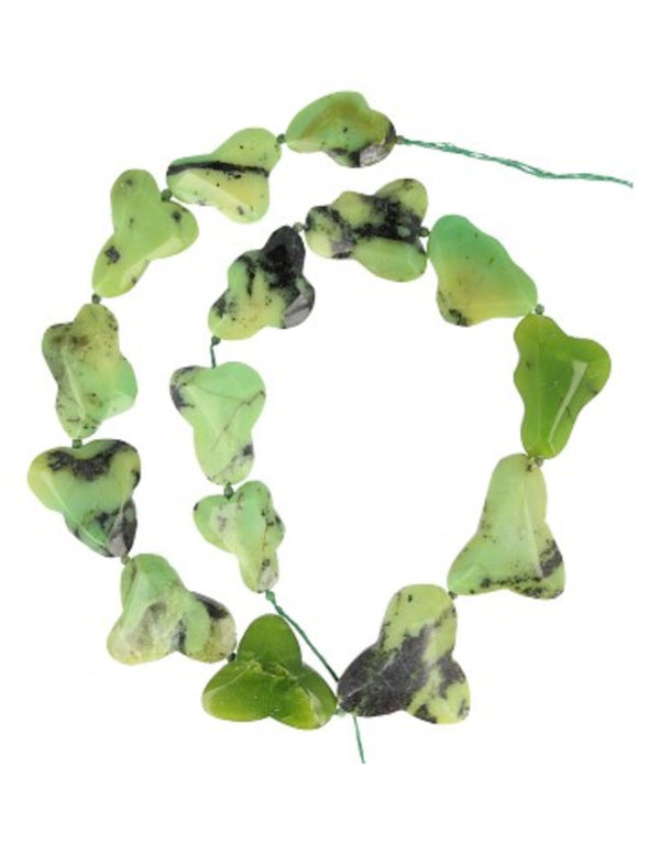 Chrysopraas vorm edelsteen kralen streng