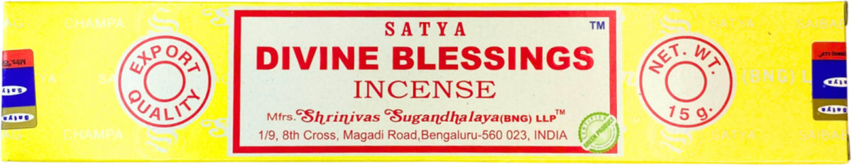 Divine Blessing wierook 15 grams Satya - doos van 12 st.
