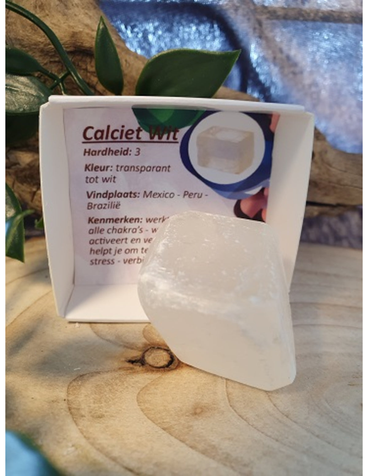 Doosje Calciet wit ice cube