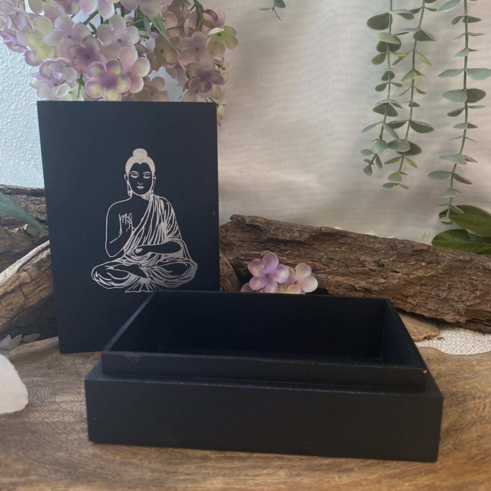Doosje / Kistje zwart Buddha