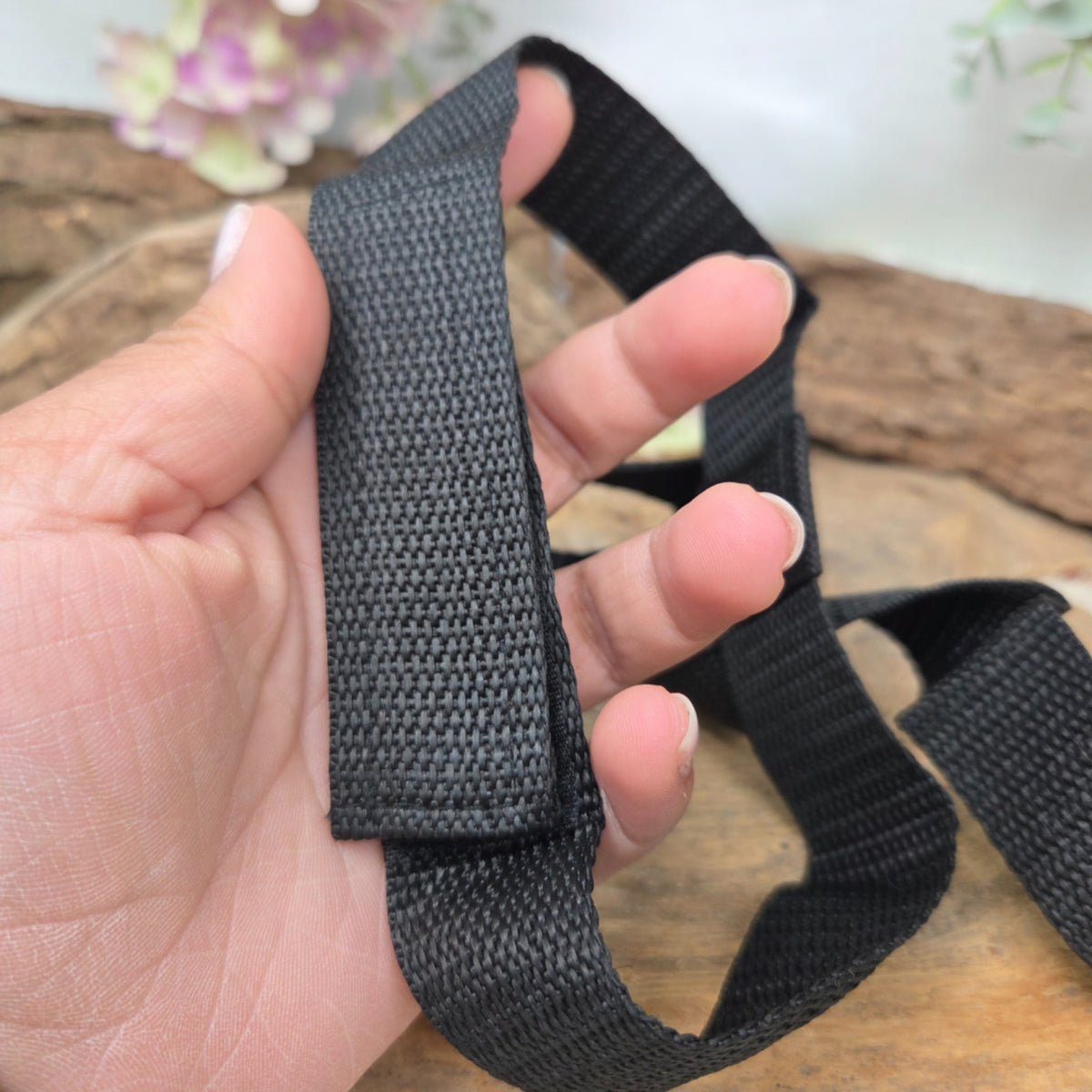Draagriem met klittenband - voor yogamat - Yoga strap