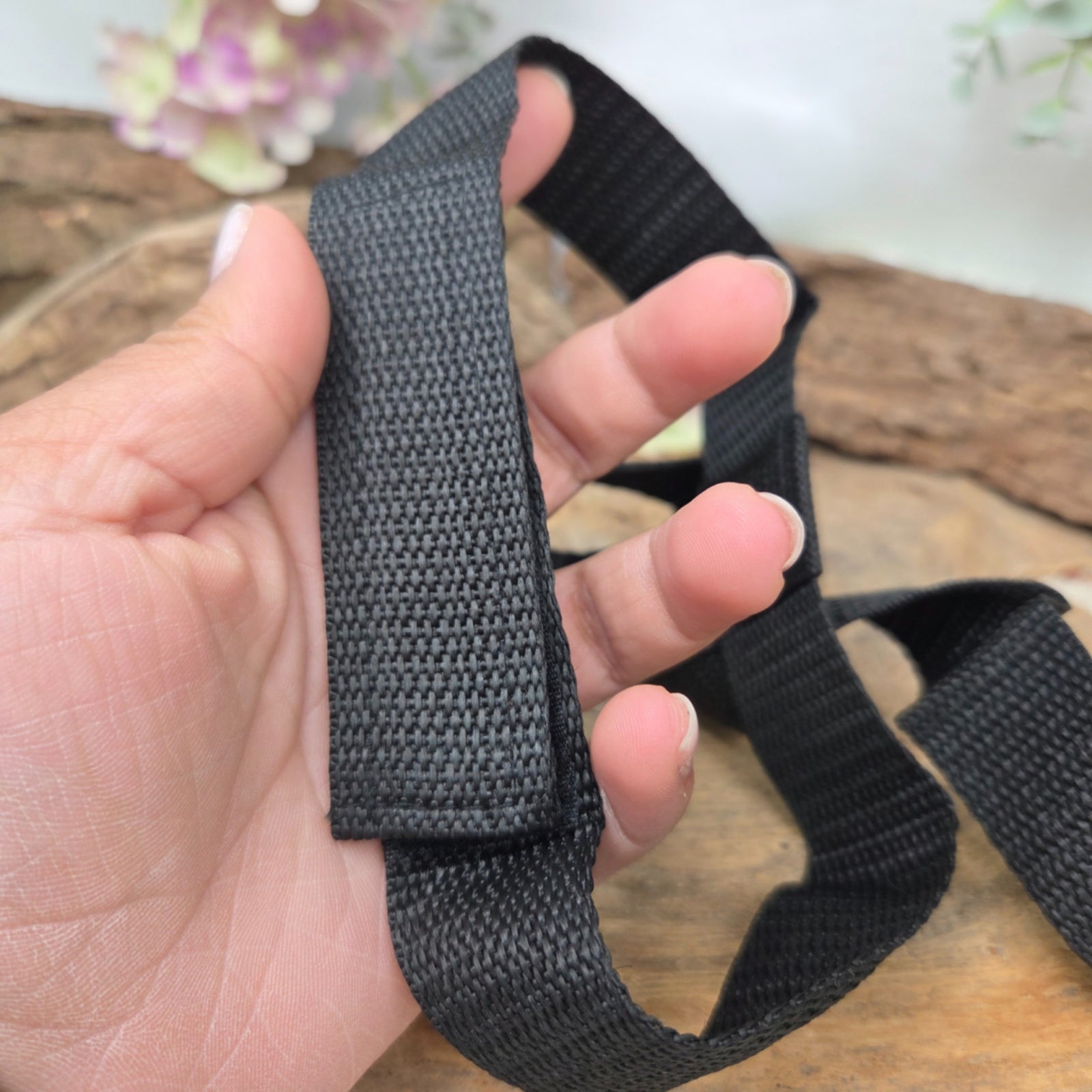 Draagriem met klittenband - voor yogamat - Yoga strap