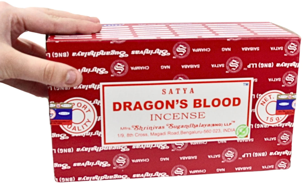 Dragon's blood wierook 15 grams Satya - doos van 12 st.
