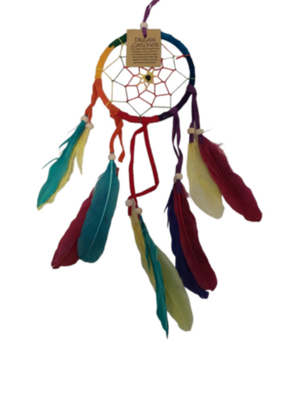 Dromenvanger Rainbow leer 11cm