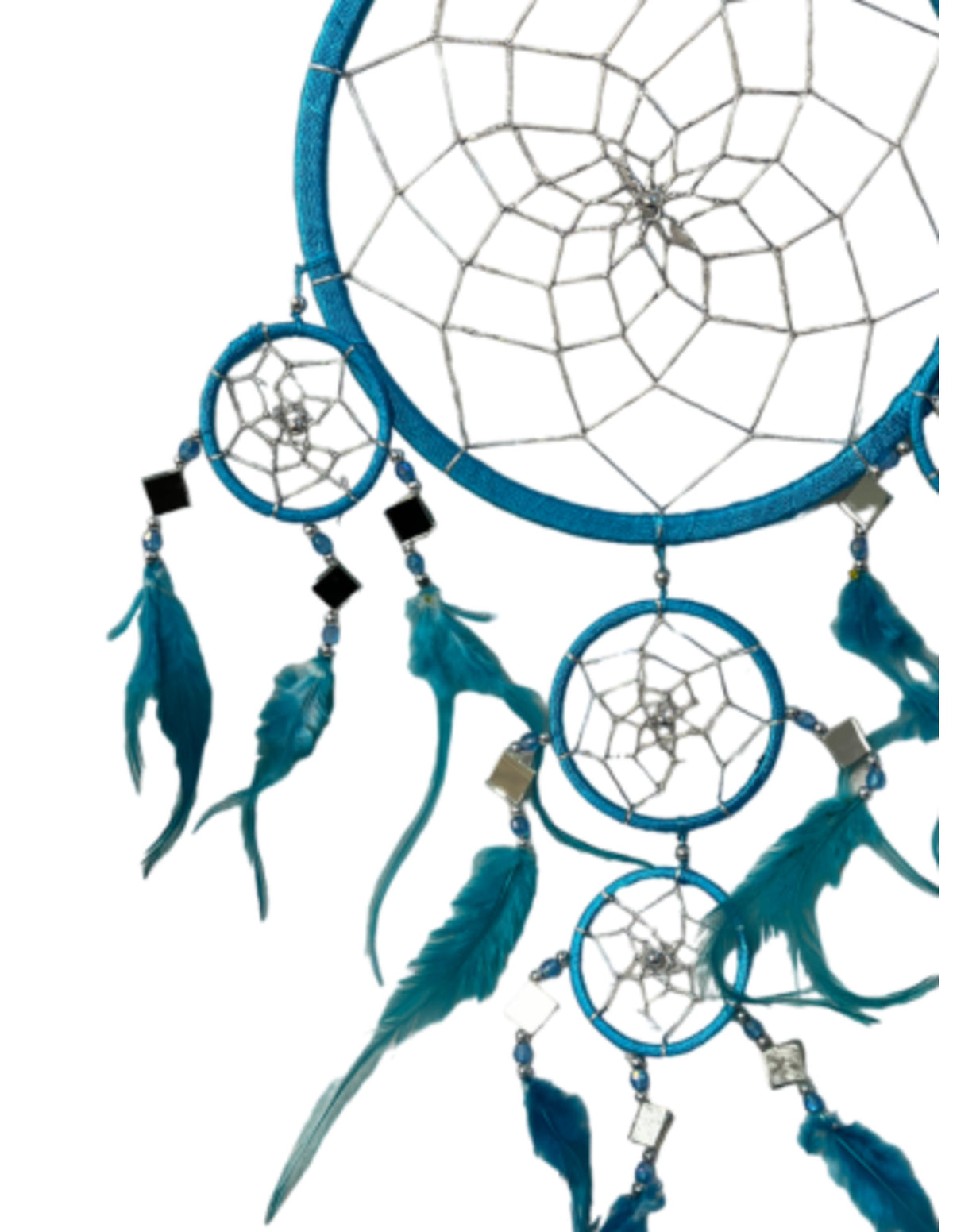 Dromenvanger spiegel 22CM - Turquoise