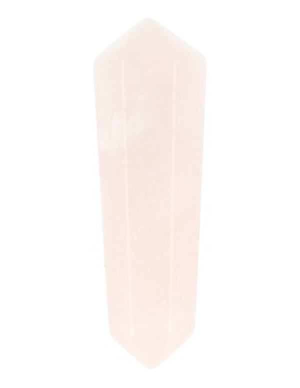 Dubbeleinder 50 mm Roze kwarts