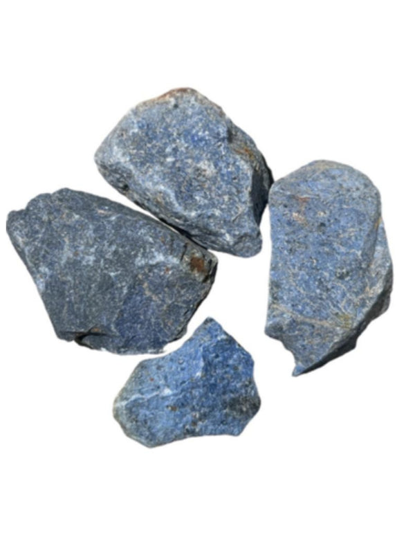 Dumortieriet Madagaskar 250 gr. ruwe edelsteen brokjes