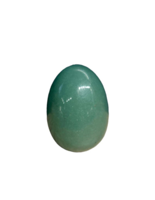 Edelsteen ei 30 mm Aventurijn groen