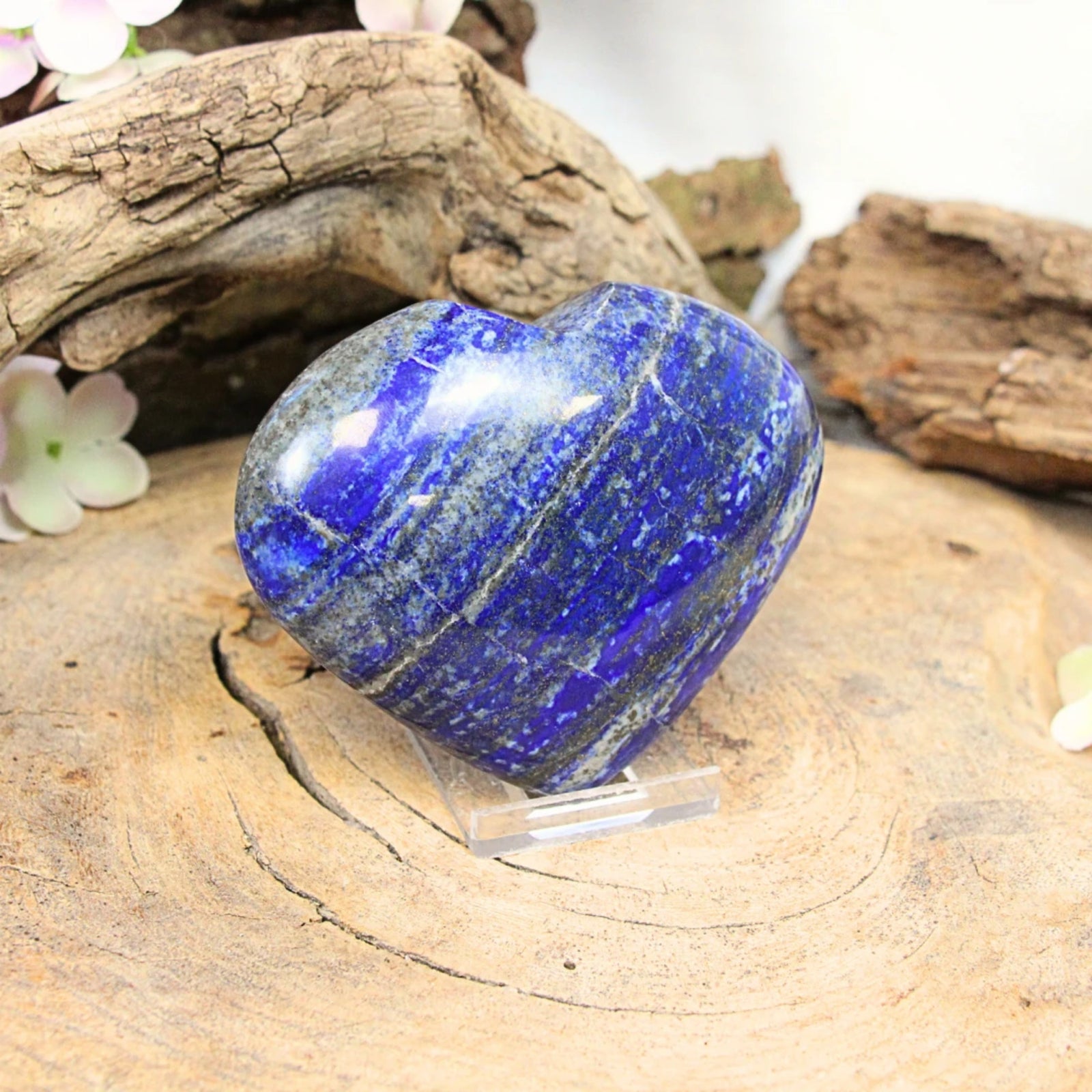 Edelsteen hart Lapis Lazuli nr.15