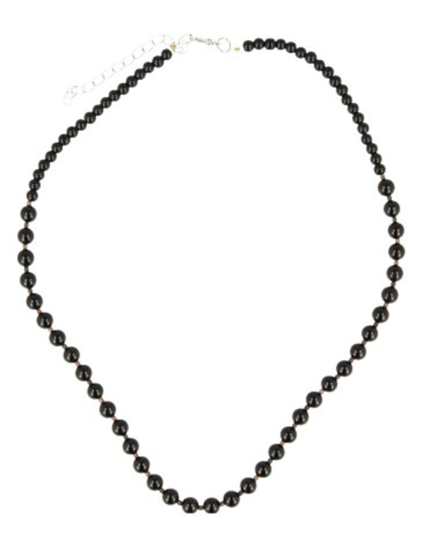 Edelsteen ketting Onyx met zwart