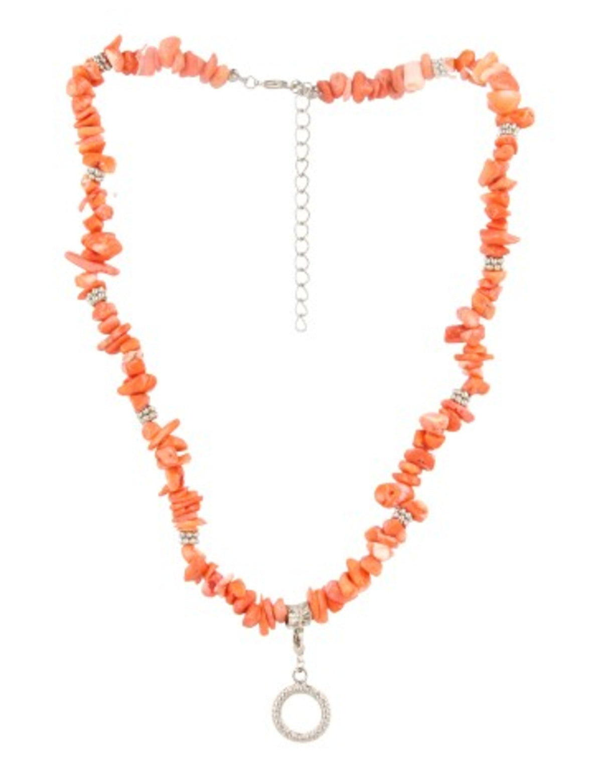 Fashion ketting Koraal licht (imitatie)