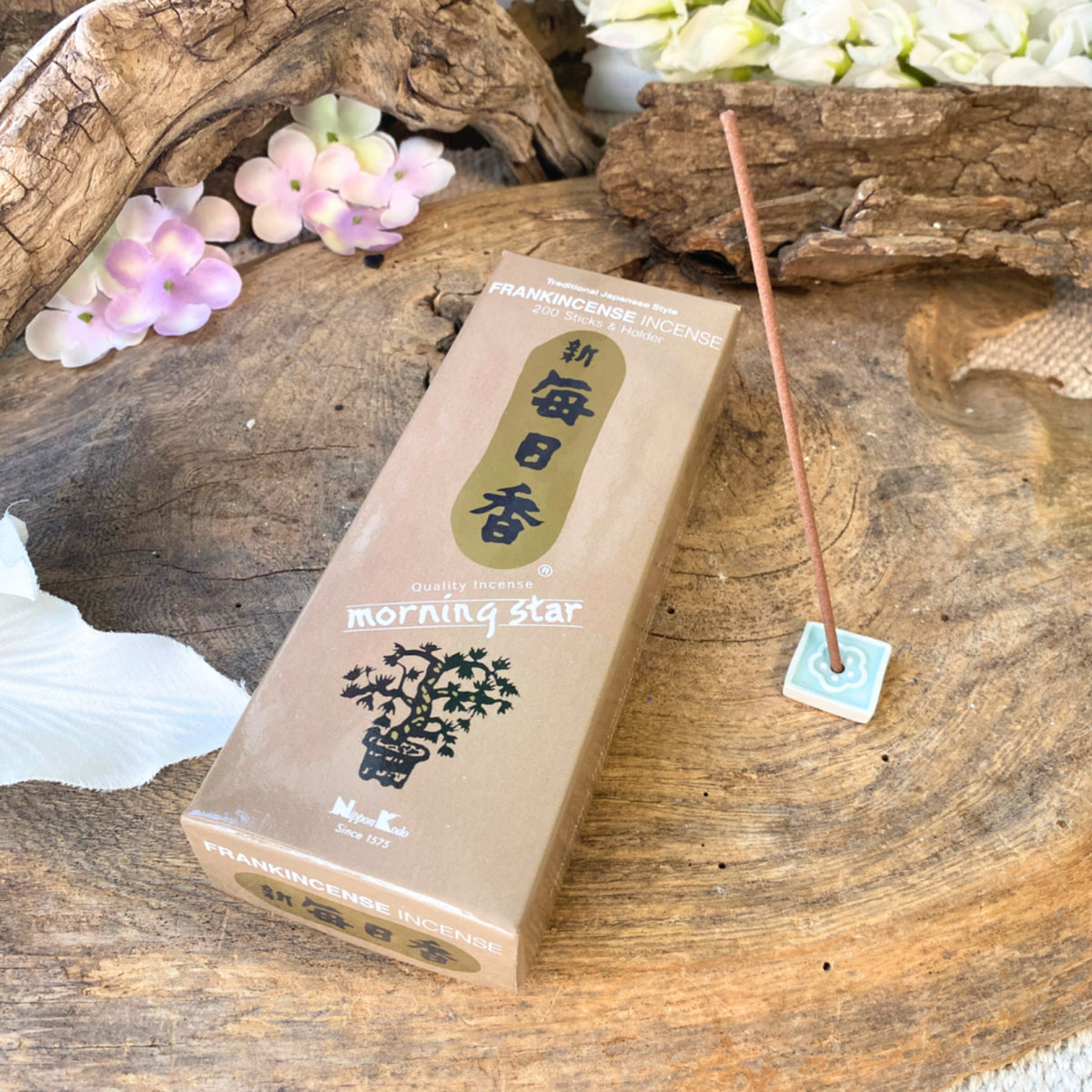 Frankincense - Nippon Kodo Morning Star - 200 wierookstokjes - XL-pack