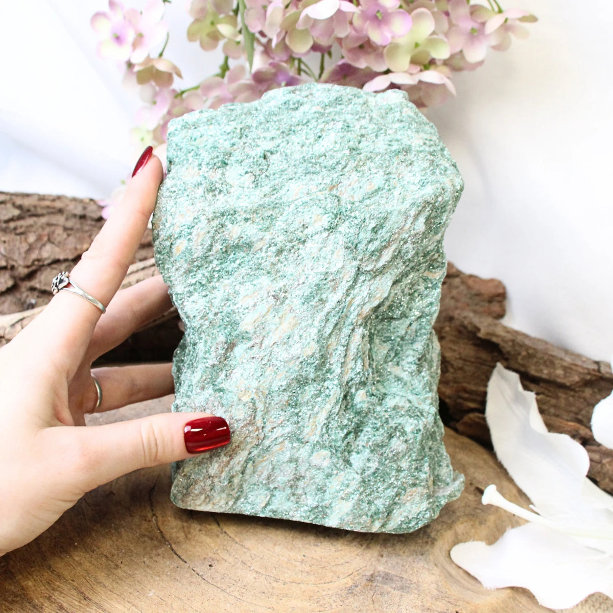 Fuchsiet cut base ruw nr.09