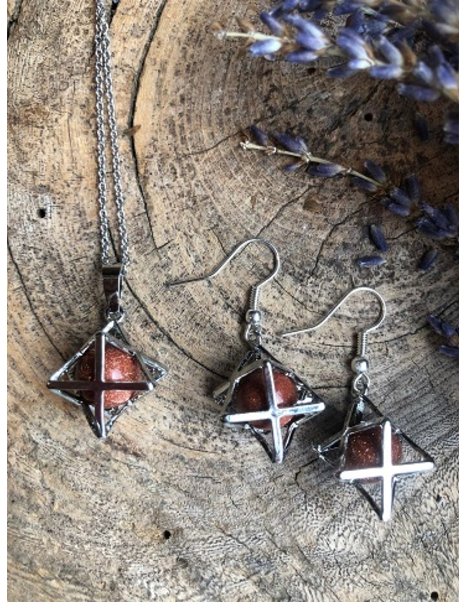 Goldfluss (synth) Merkabah sieraden set