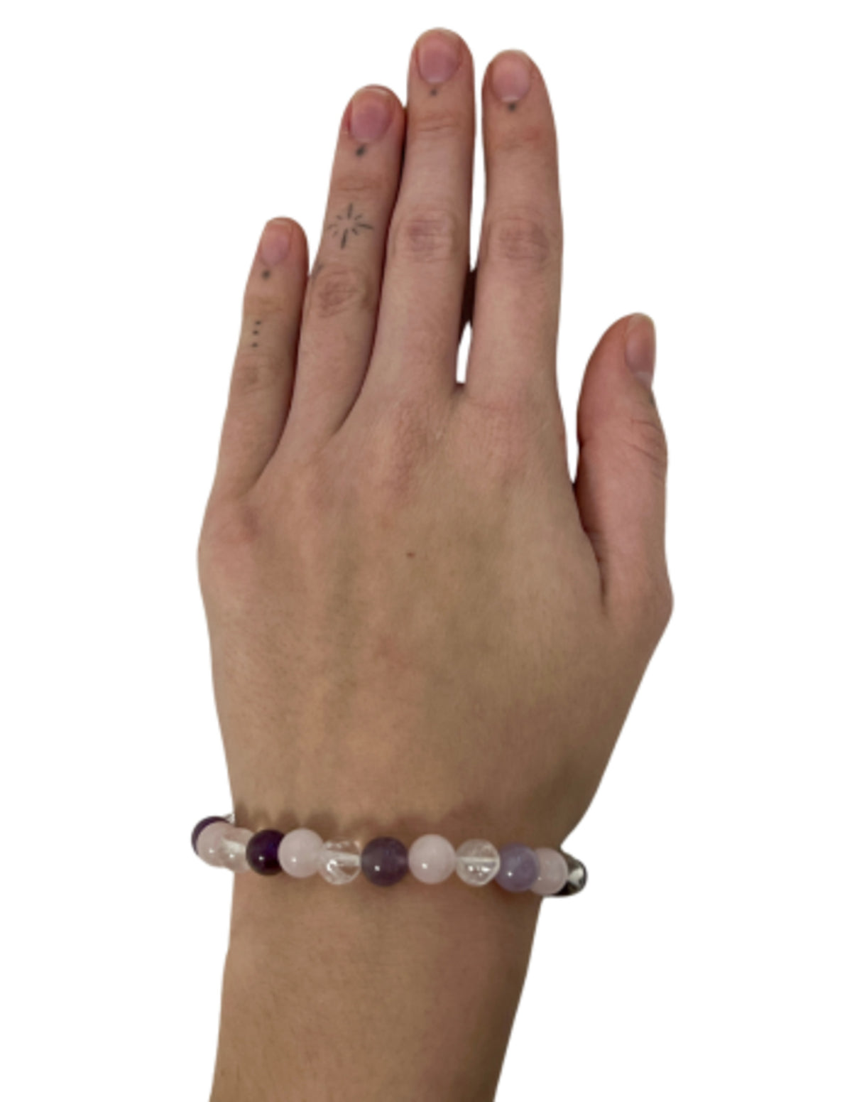 Gouden Driehoek kralenarmband 8 mm