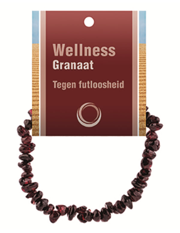 Granaat A edelsteen splitarmband