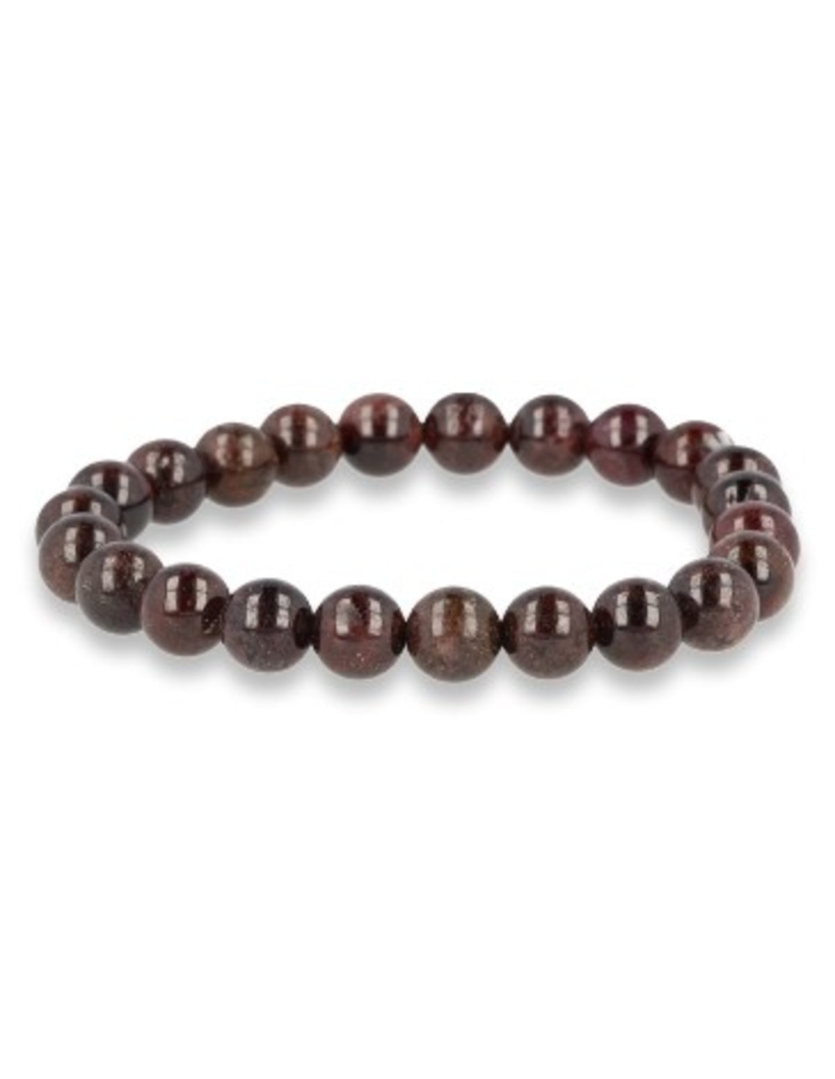 Granaat kralenarmband 7-8 mm