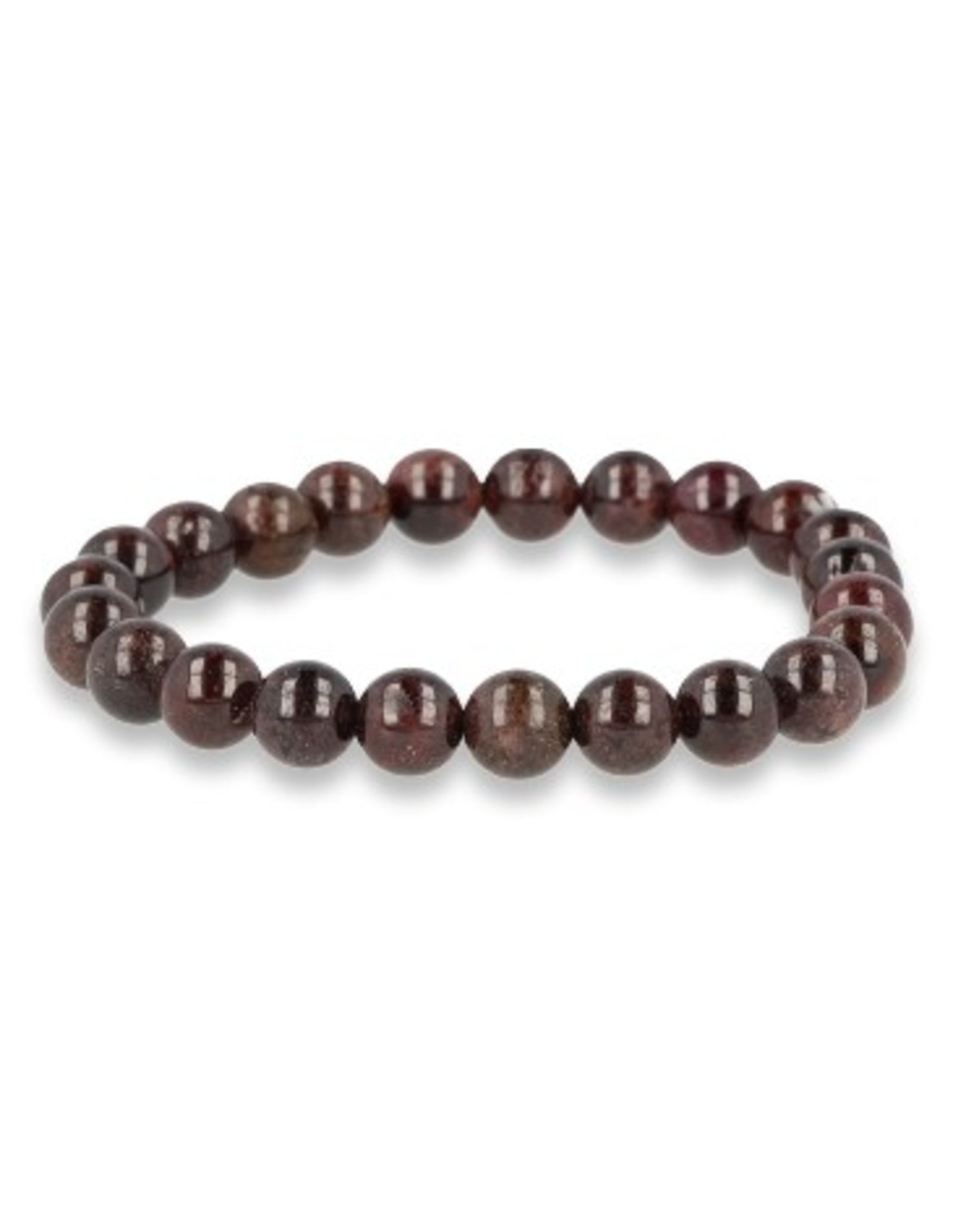 Granaat kralenarmband 7-8 mm