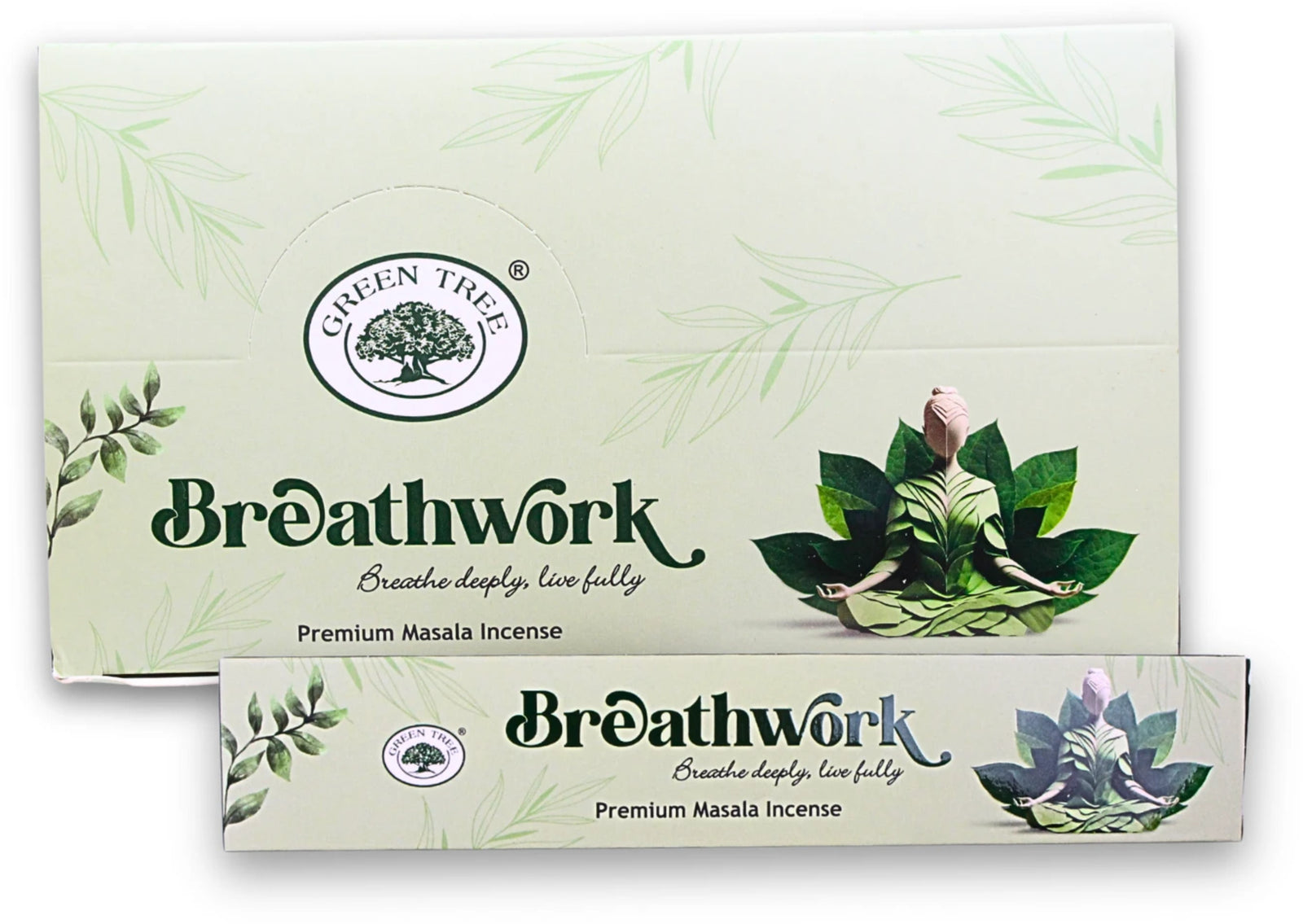 Green Tree Breathwork wierook 15 grams - doos van 12 st.
