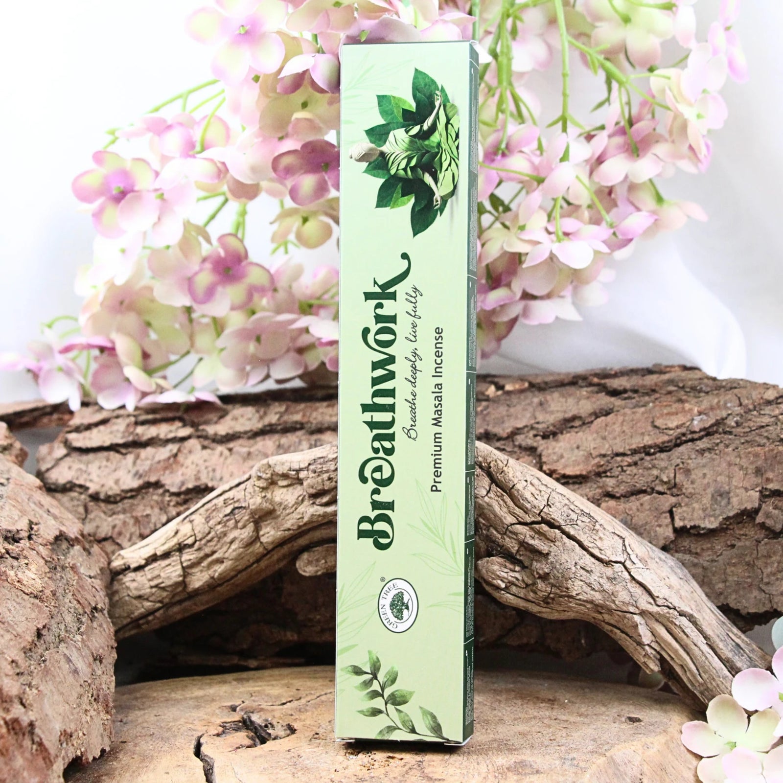Green Tree Breathwork wierook stokjes 15 grams