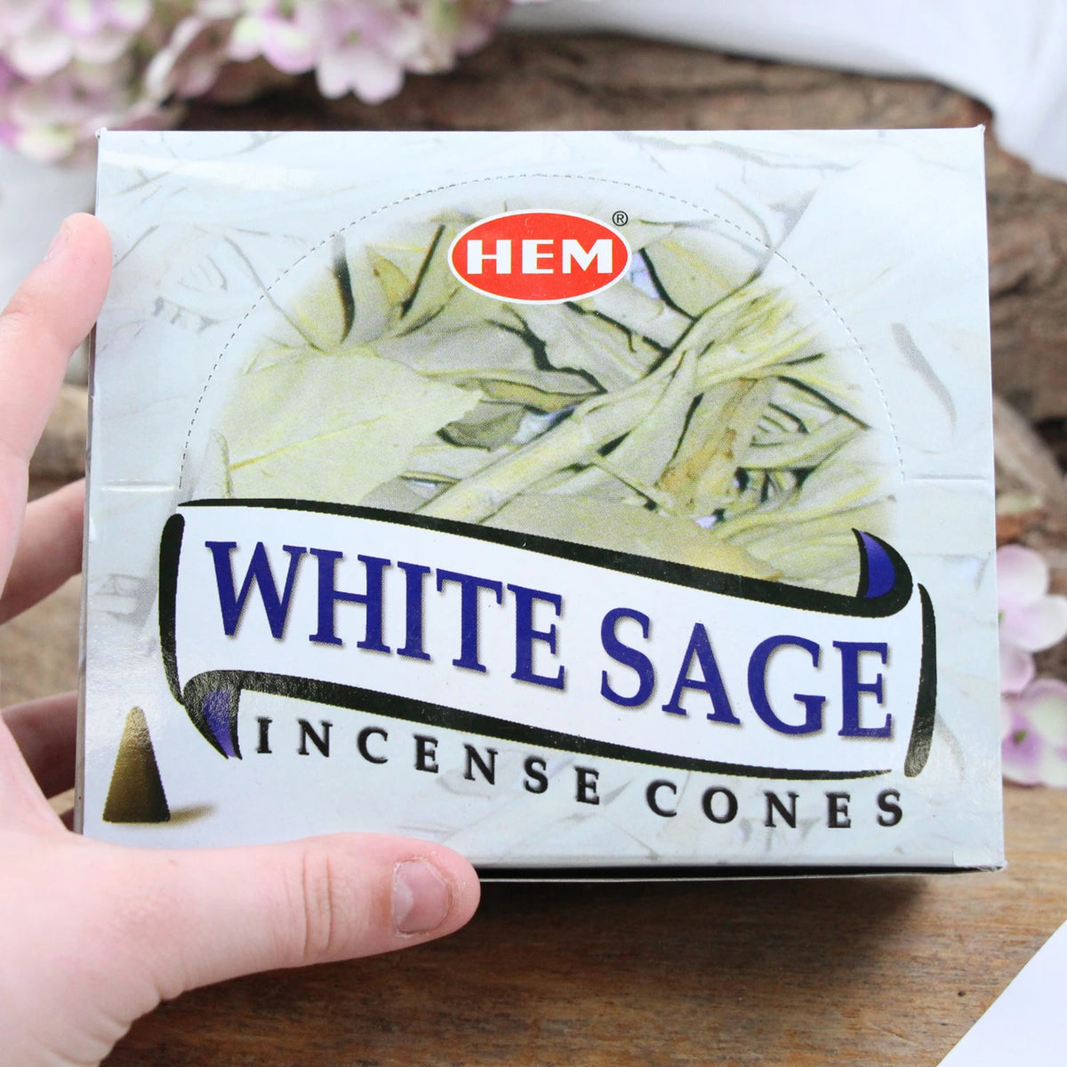 HEM White Sage Wierook kegels - doos van 12 st.