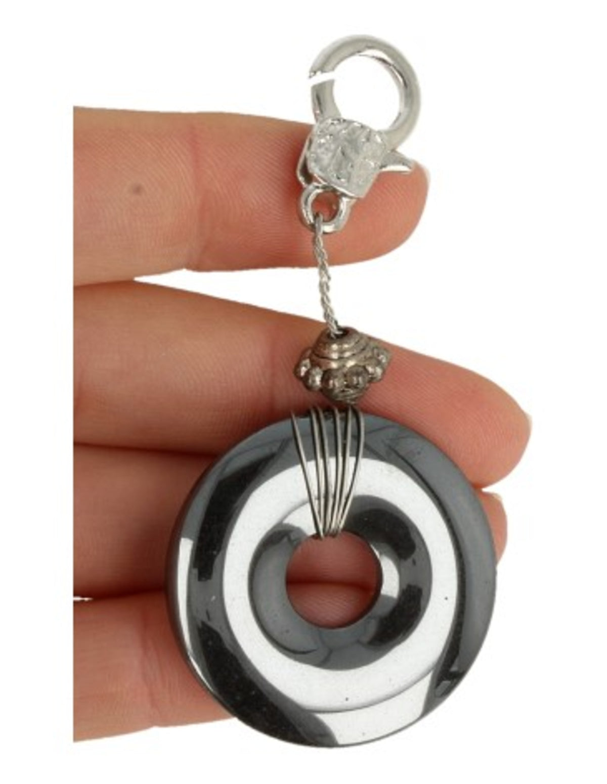 Hematiet donut fashion sleutelhanger