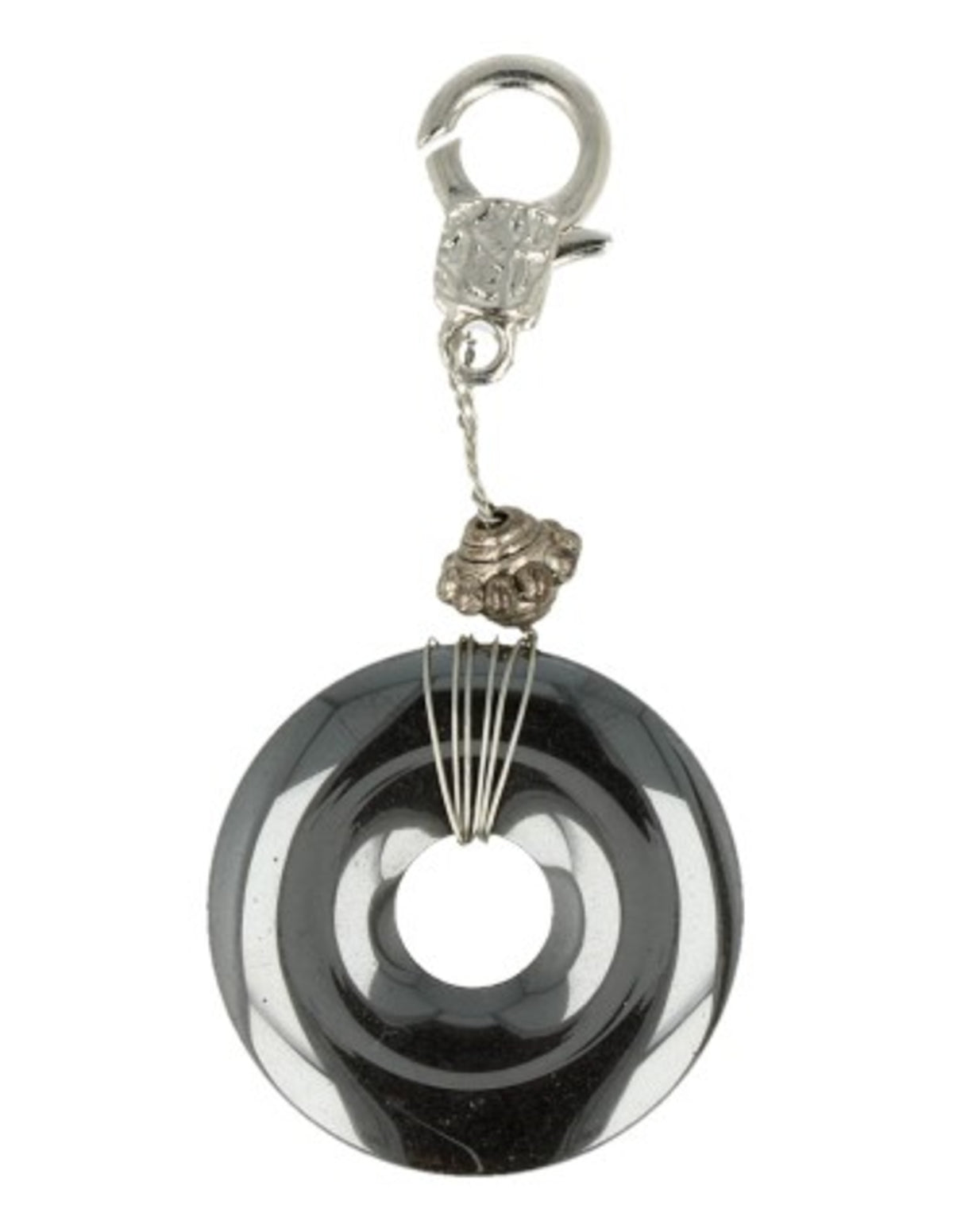 Hematiet donut fashion sleutelhanger