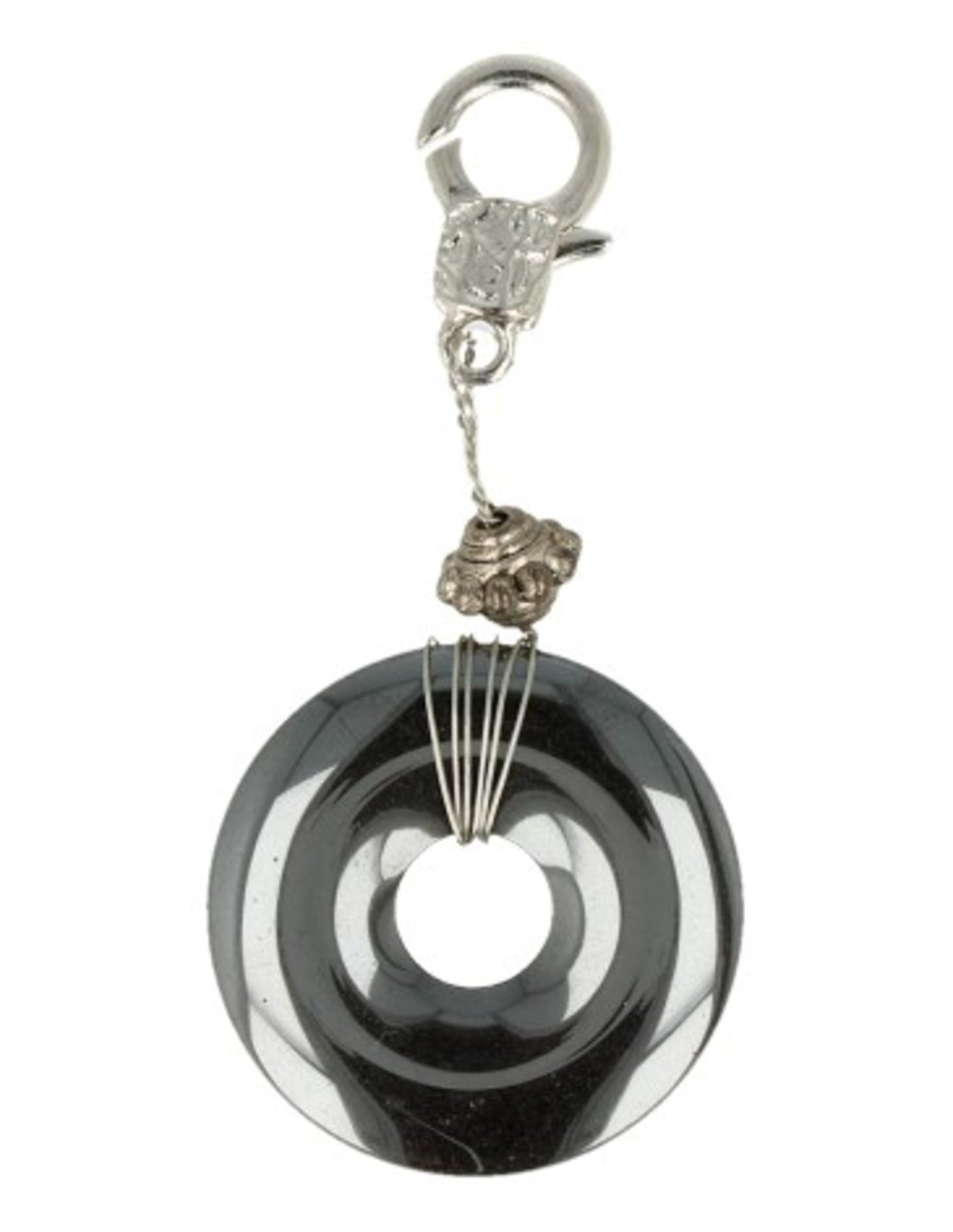 Hematiet donut fashion sleutelhanger