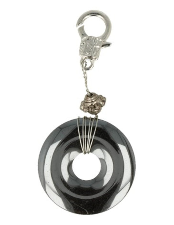 Hematiet donut fashion sleutelhanger