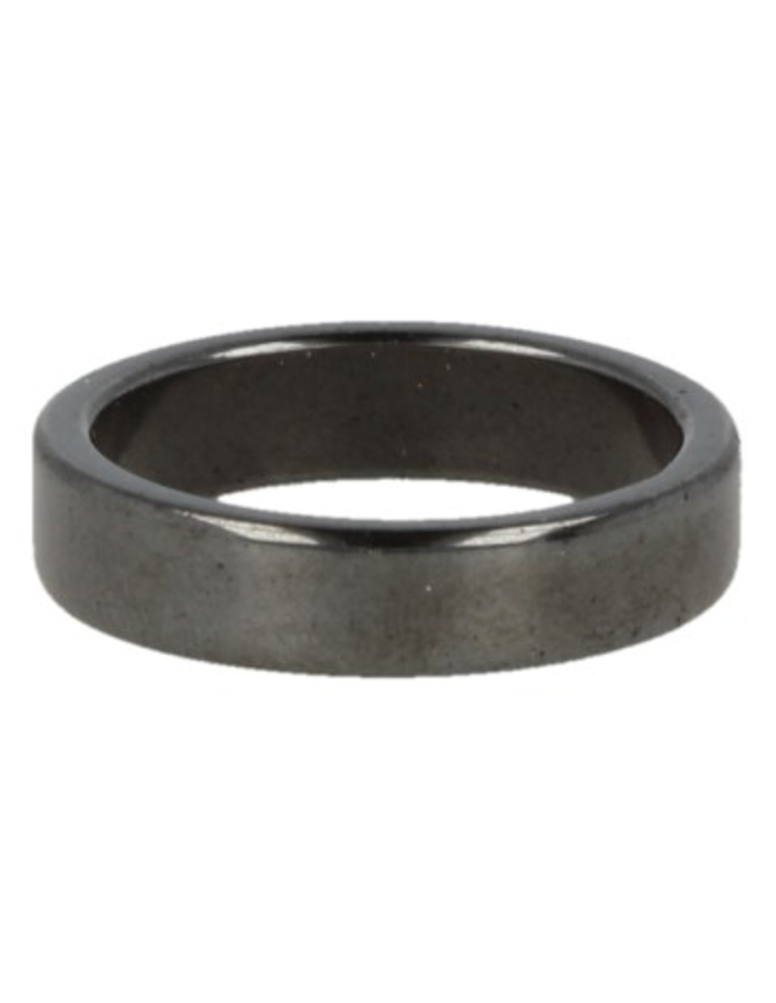 Hematiet edelsteen ring plat 5 mm - 16