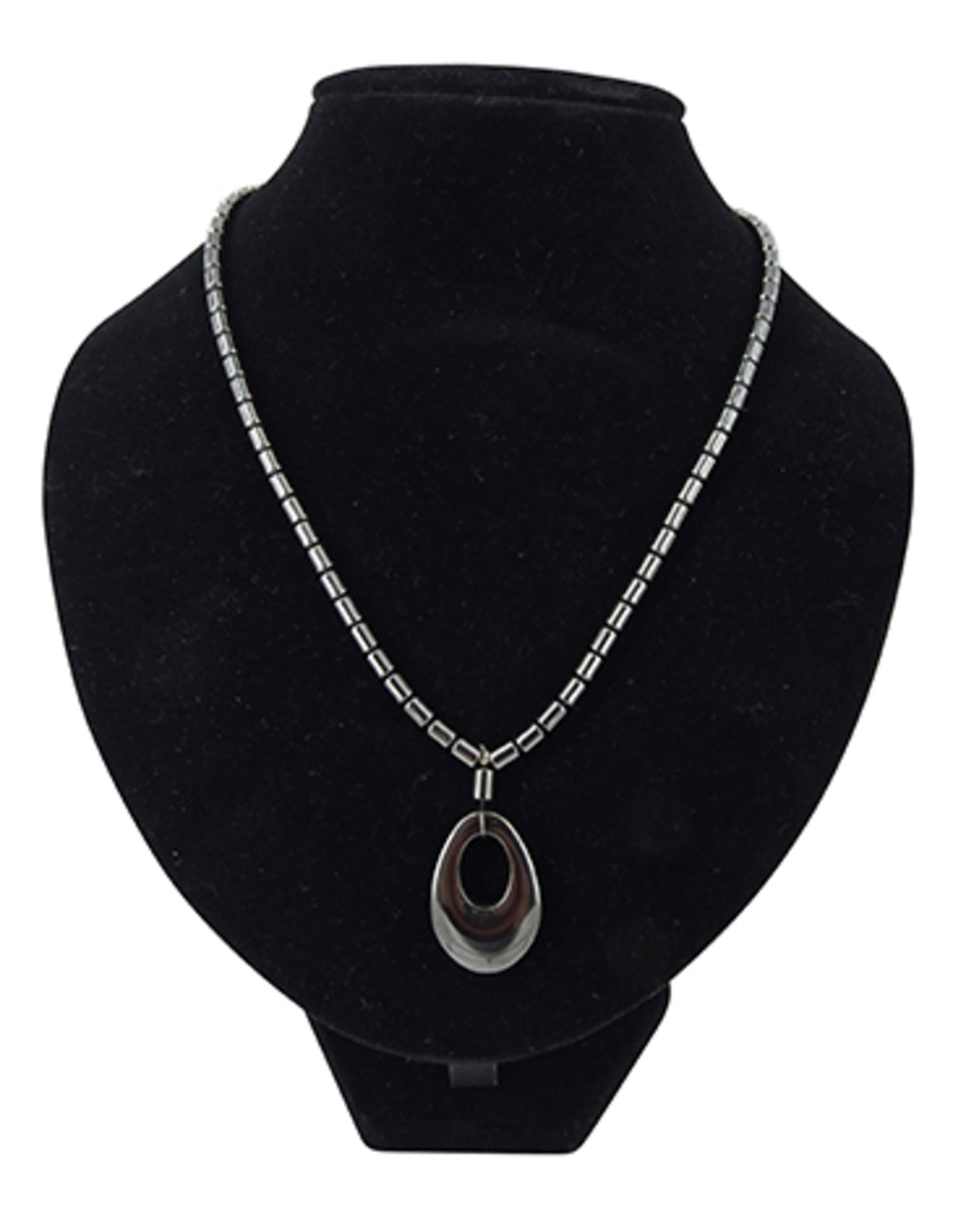 Hematiet ketting donut