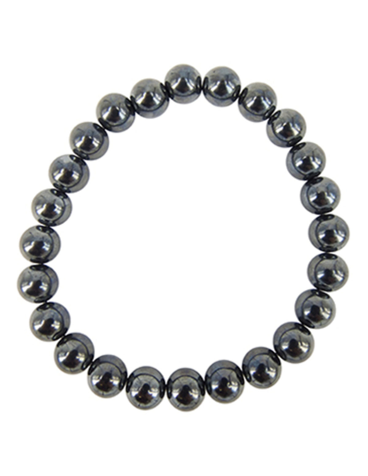 Hematiet kralenarmband 8 mm