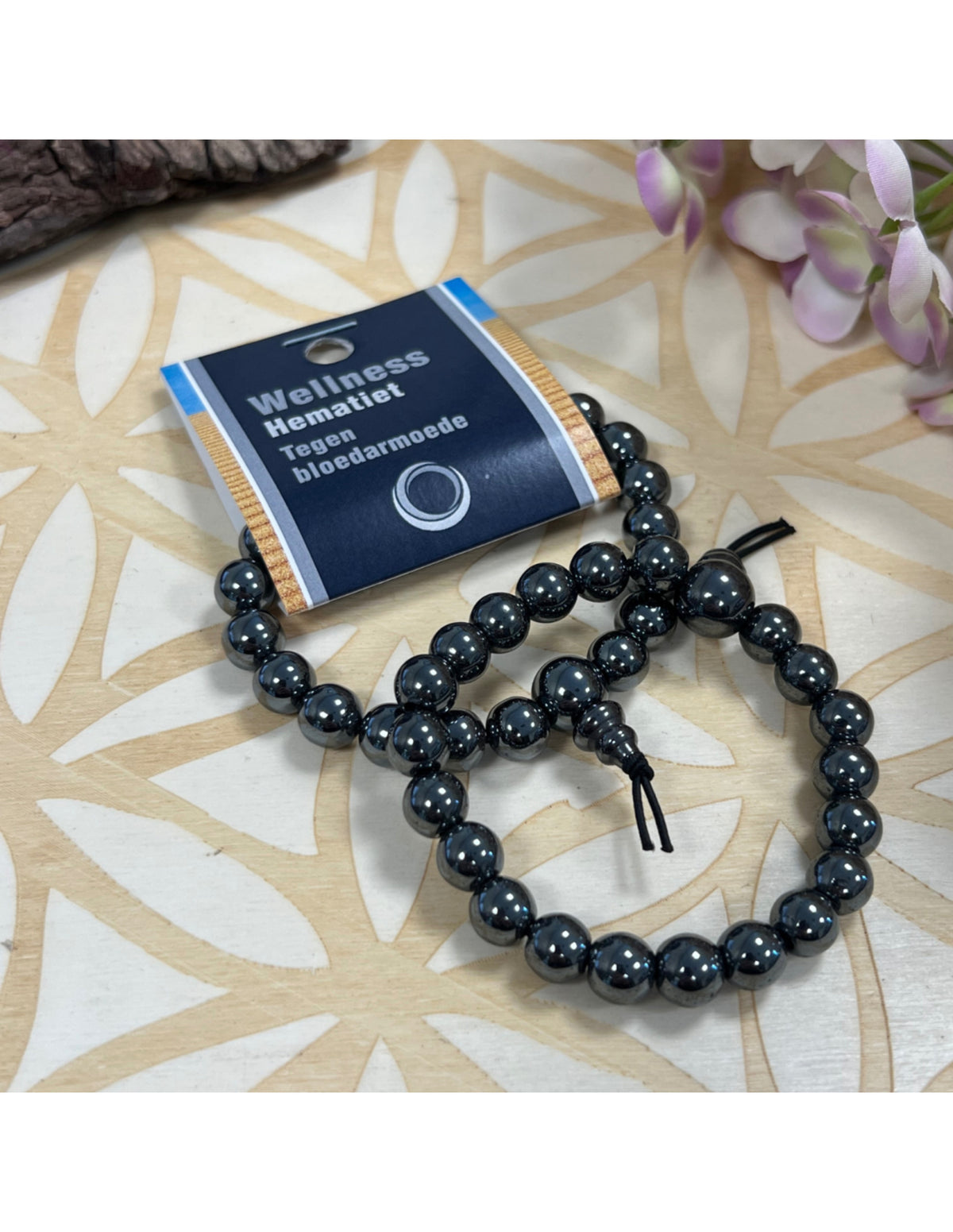 Hematiet powerbead armband