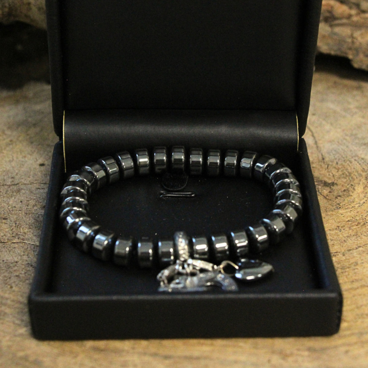 Hematiet Ruby Mania, armband nr 9, rond