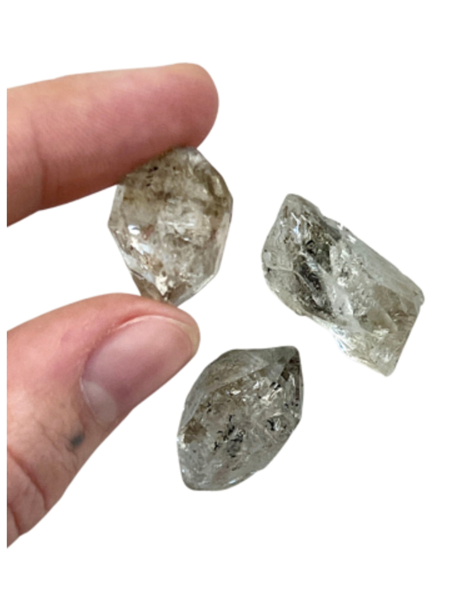 Herkimer diamant per stuk 2-3 cm