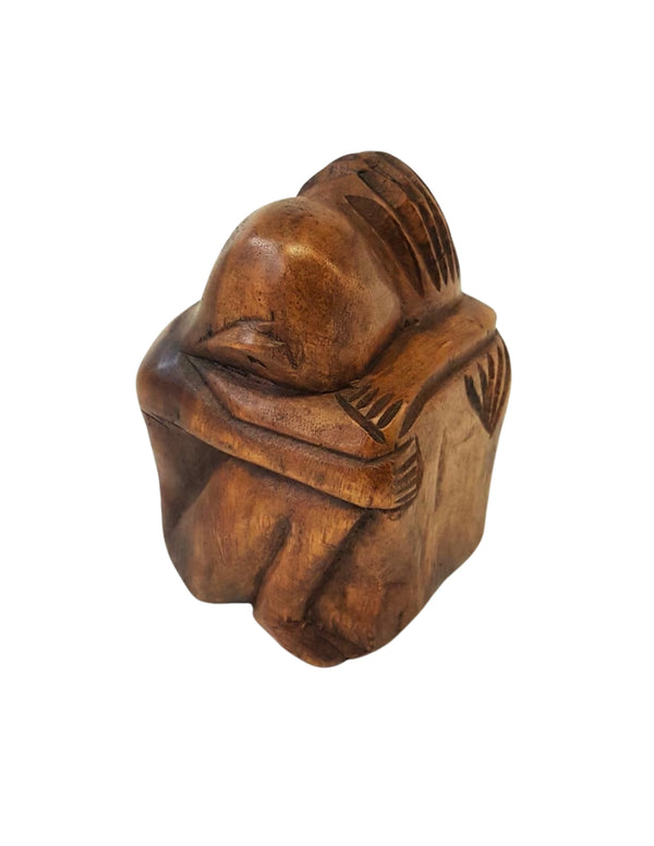 Houten Yoko - vriendschapsbeeld - 20 cm - nr.8