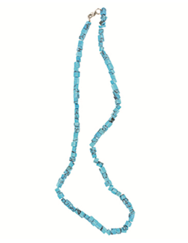 Howliet blauw edelsteen splitketting (gekleurd)