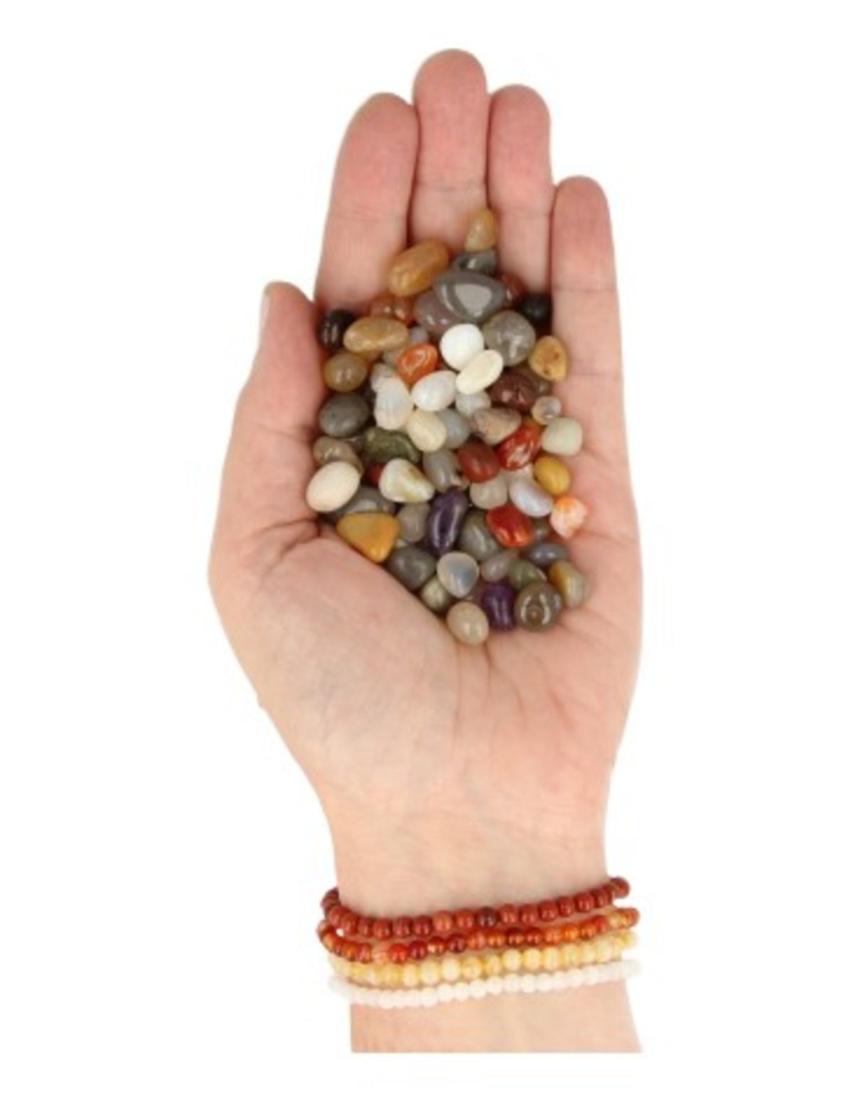 India mix 1 kg. trommelstenen (mt1-2)