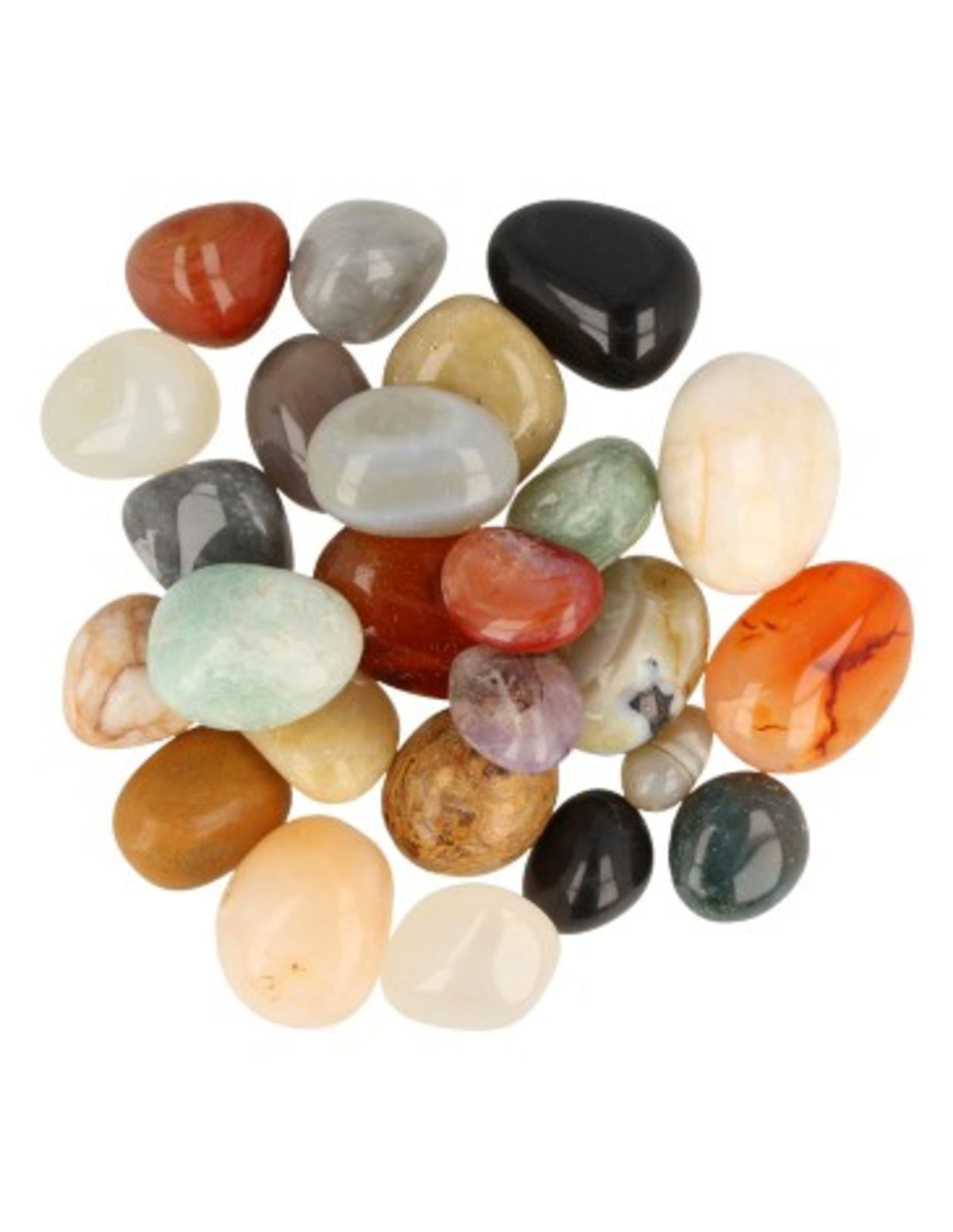 India mix 100 gr. trommelstenen (mt2)