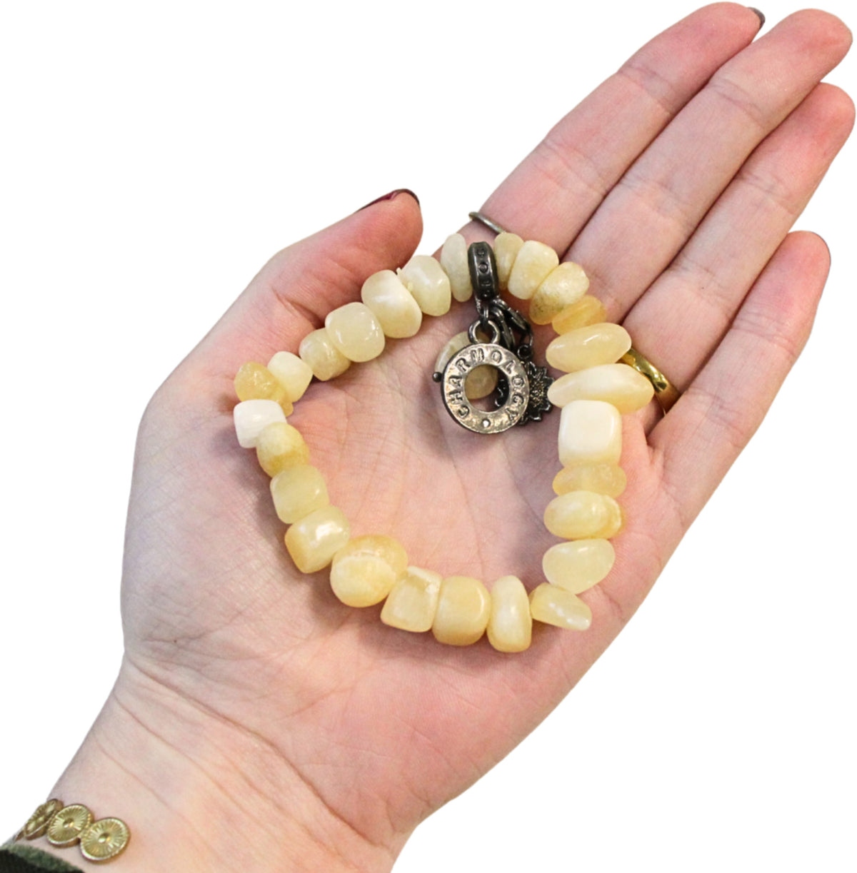 Jade honing Ruby Mania, armband nr 4, nugget