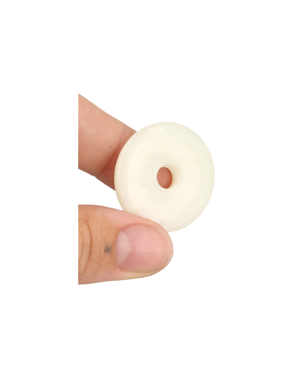 Jade Serpentijn donut 30 mm