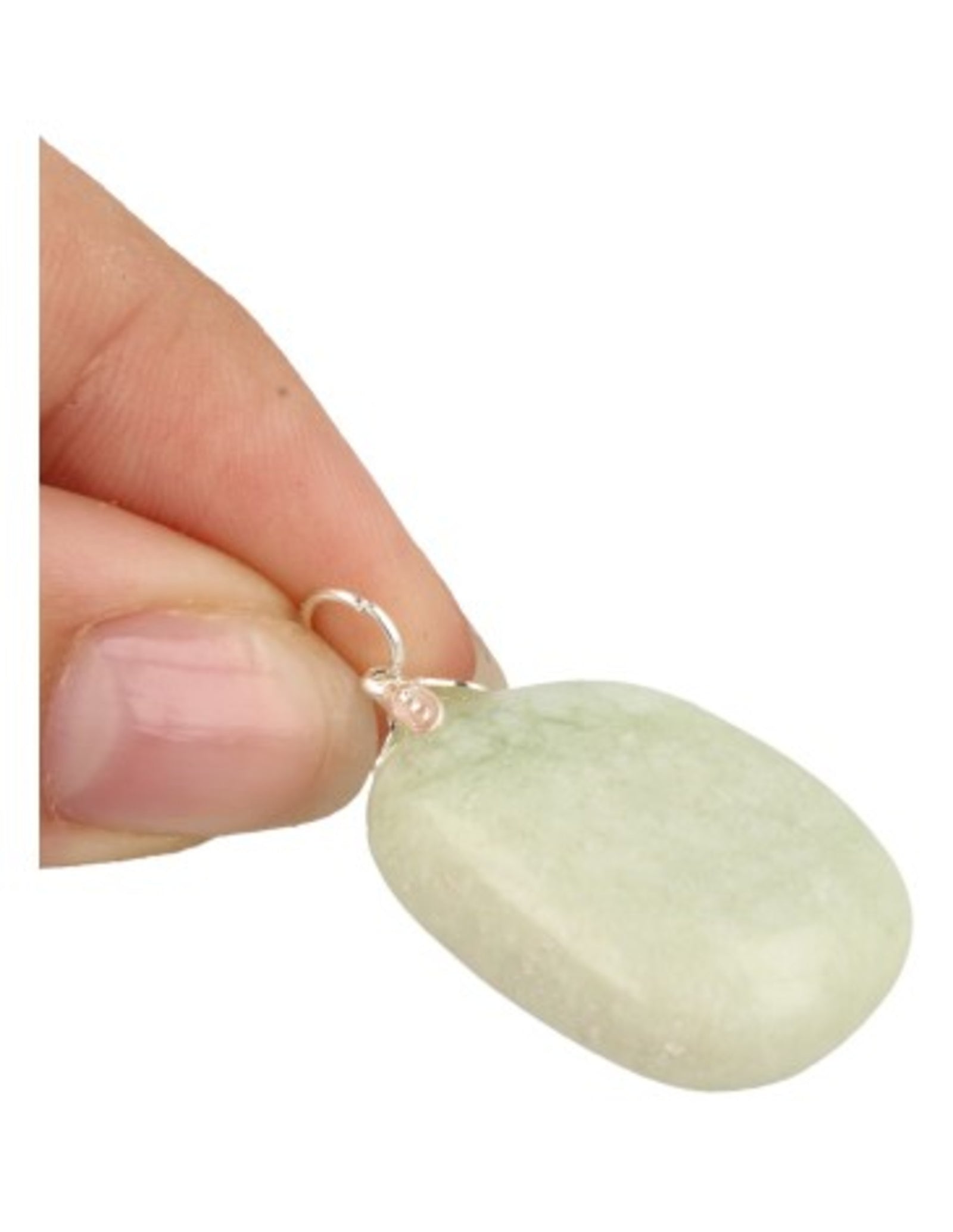 Jade Serpentijn edelsteen hanger