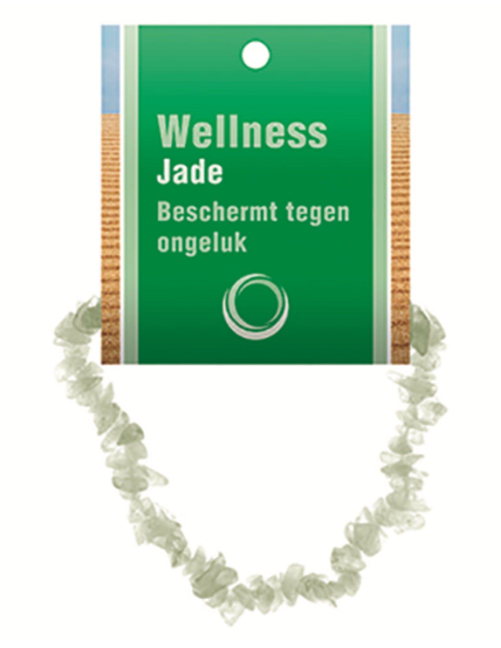 Jade Serpentijn splitarmband + kaart