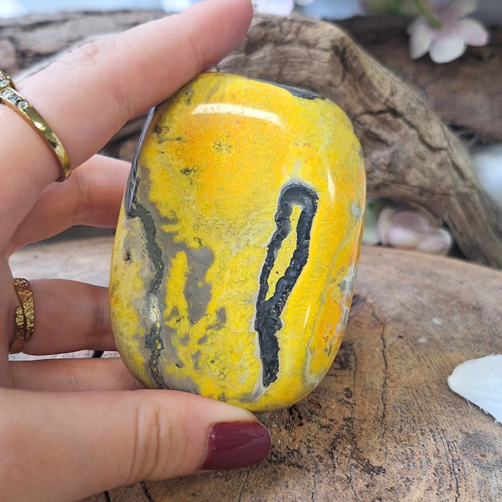 Jaspis Bumblebee sculptuur nr.27
