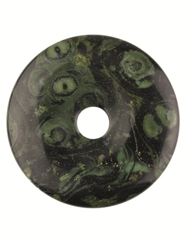 Jaspis kamballa edelsteen donut 40 mm Hanger