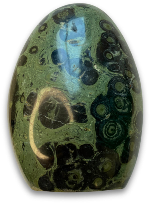 Jaspis kamballa (eldariet) edelsteen sculptuur nr.11